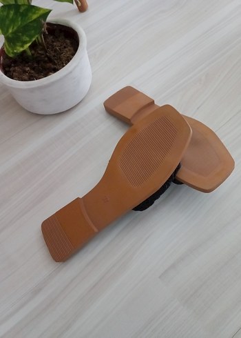 Siyah Nakışlı Bohem Kadın Terlik - Görsel 6