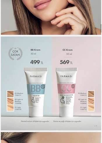 Farmasi Light to Medium BB Krem 50 ml - Görsel 2