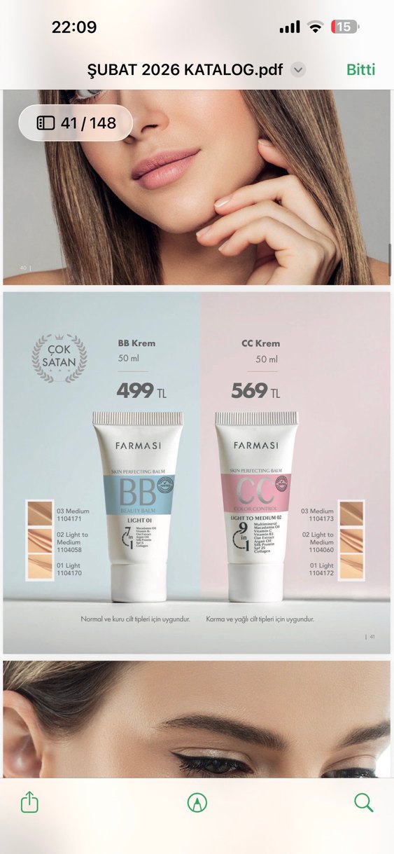 Farmasi Light to Medium BB Krem 50 ml - Görsel 2