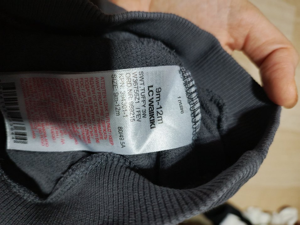 Erkek Çocuk Gri Baskılı Sweatshirt - Görsel 3