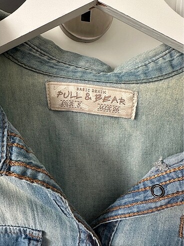 Pull and Bear Pul and bear denim gömlek