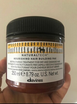 Davines yıpranmış saçlara maske