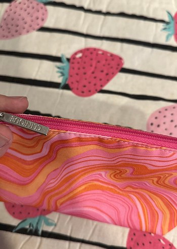 Renkli Tie-Dye Kadın Makyaj Çantası - Görsel 2