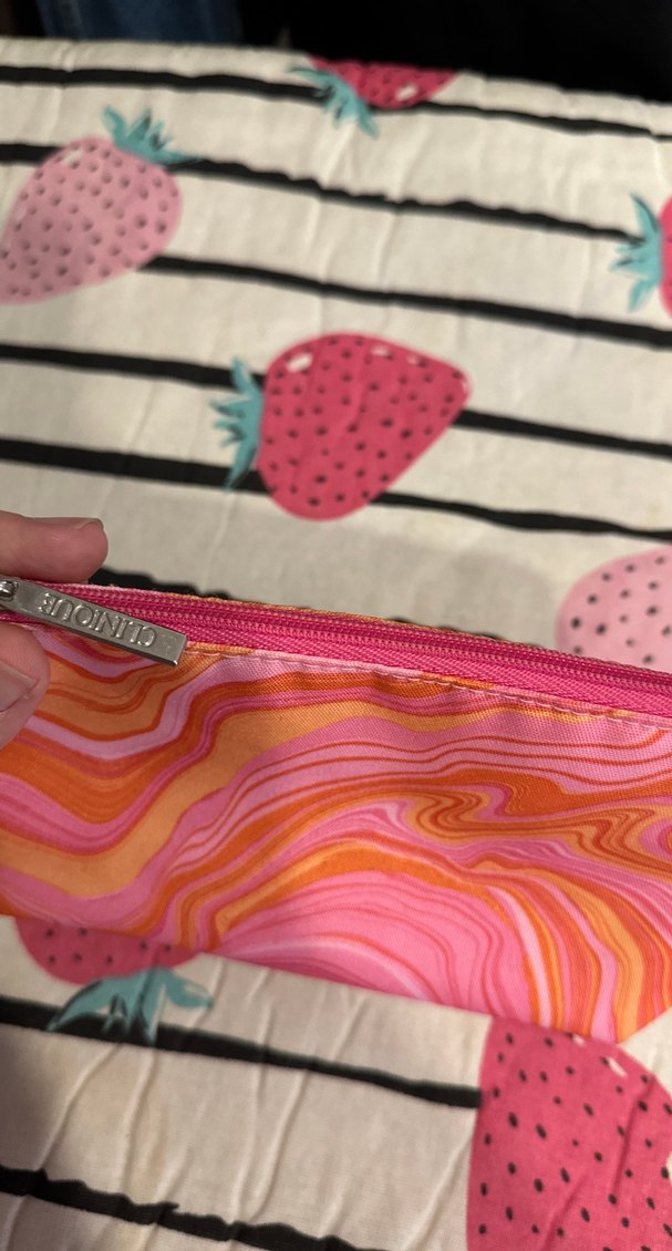 Renkli Tie-Dye Kadın Makyaj Çantası - Görsel 2