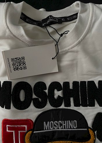 Love Moschino Love Moschino Renkli Baskılı Erkek Sweatshirt