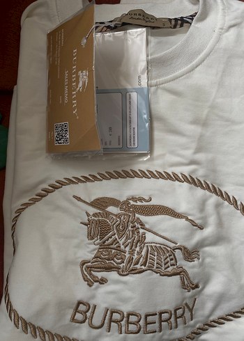 s Beden beyaz Renk Burberry Beyaz Tişört,