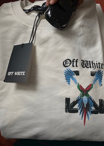 Off White Erkek Tişört Siyah