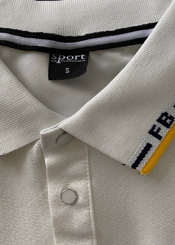 Fenerbahçe Beyaz Erkek Polo Yaka Tişört - Görsel 3