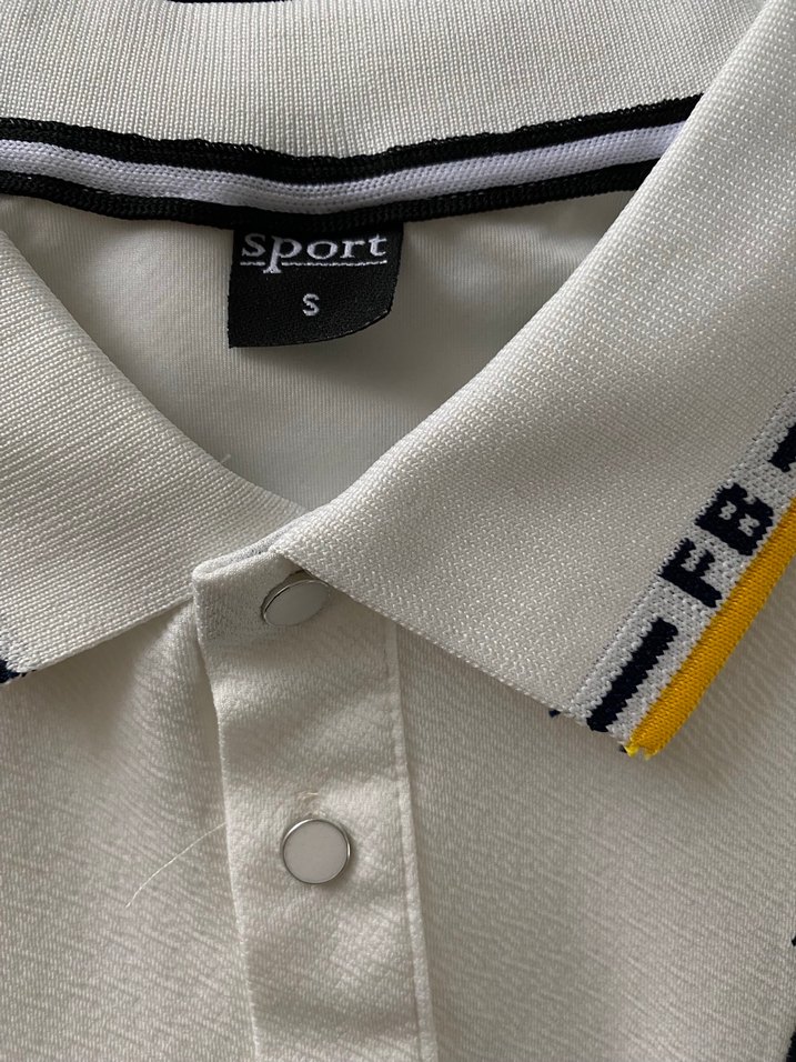 Fenerbahçe Beyaz Erkek Polo Yaka Tişört - Görsel 3