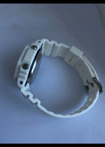 Beyaz Minimalist G-Shock Erkek Saat - Görsel 3