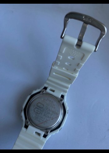 Beyaz Minimalist G-Shock Erkek Saat - Görsel 4