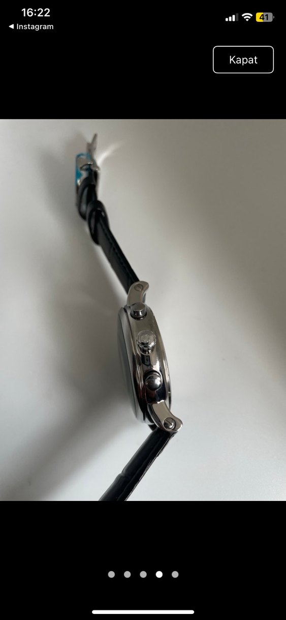 Patek Philippe Erkek Siyah Klasik Saat - Görsel 4