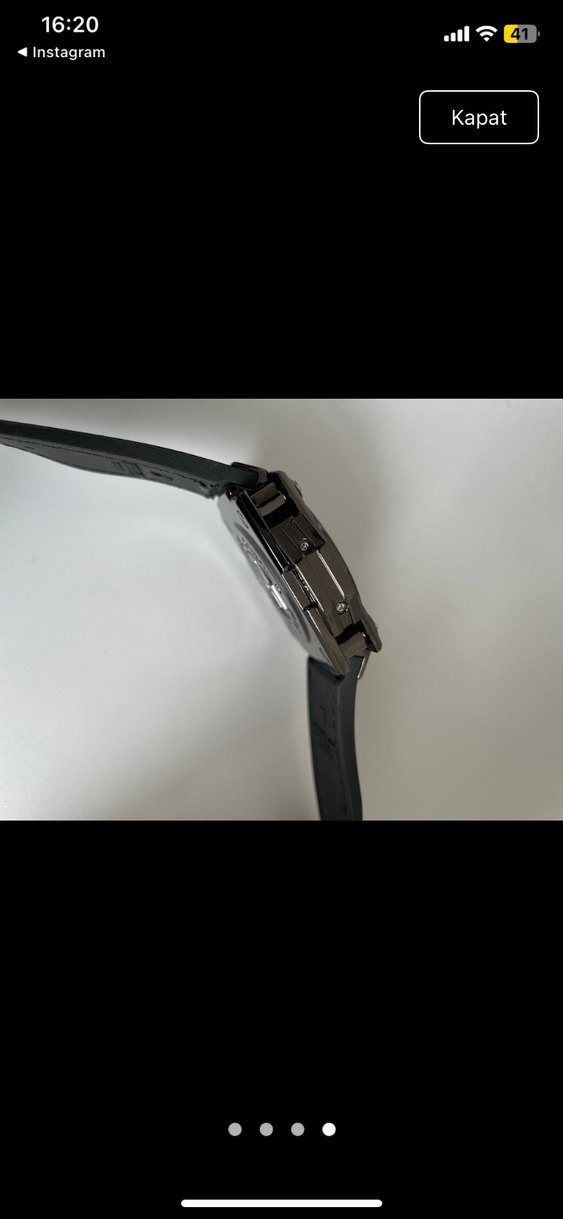 HUBLOT Siyah Biker Erkek Saati - Görsel 5