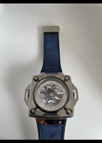 Hublot Mavi Sokak Stili Erkek Saati - Görsel 2