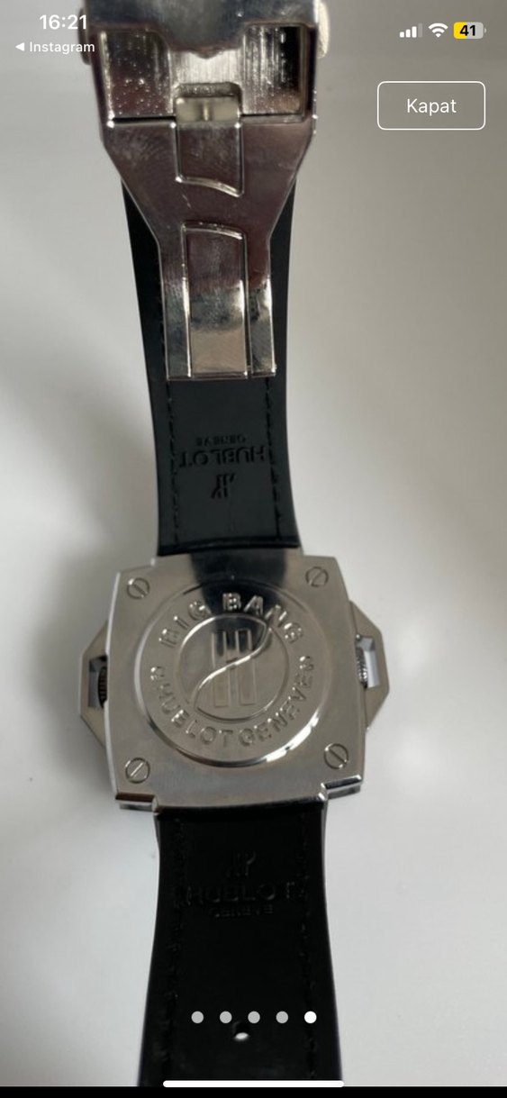 Hublot Mavi Sokak Stili Erkek Saati - Görsel 3