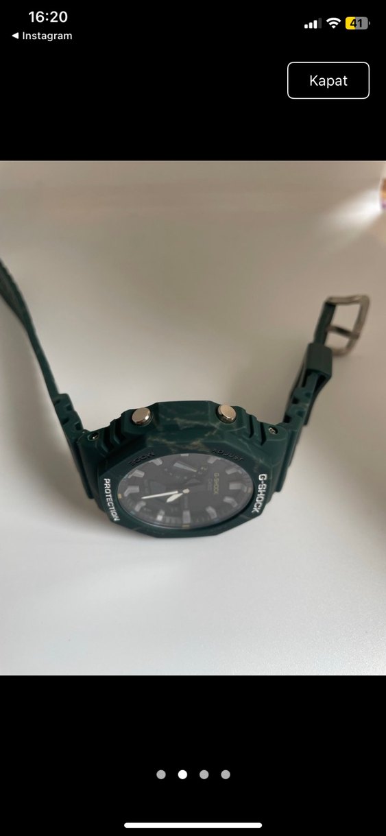 Yeşil G-Shock Erkek Kol Saati - Görsel 2