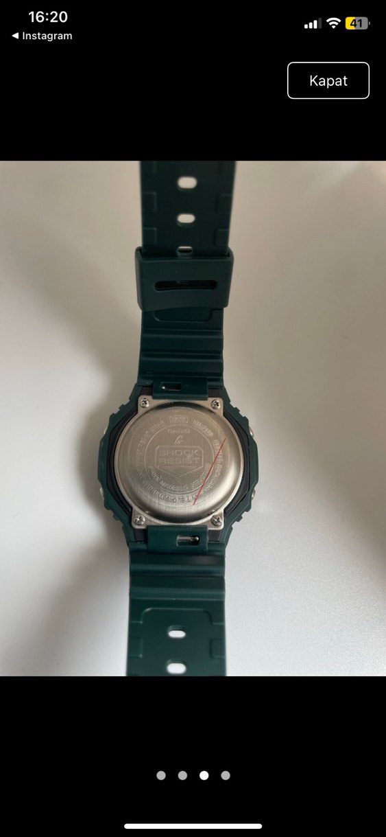 Yeşil G-Shock Erkek Kol Saati - Görsel 3