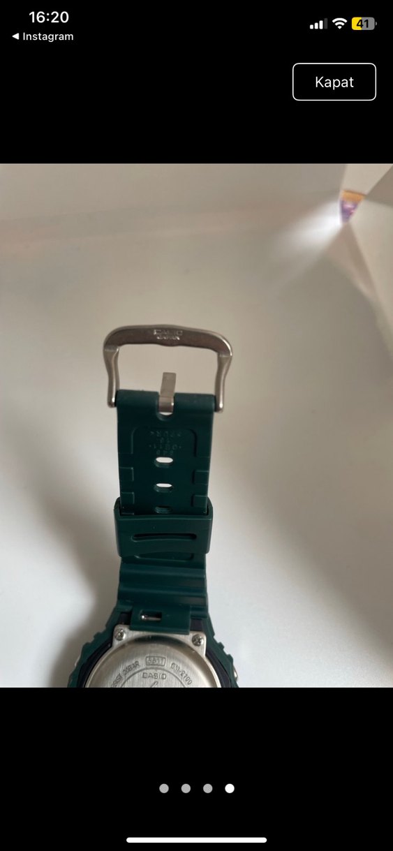Yeşil G-Shock Erkek Kol Saati - Görsel 4