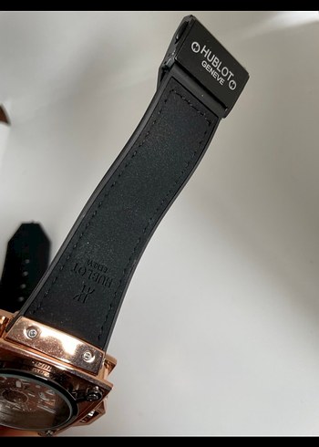 Kahverengi Klasik Biker Erkek Saati Hublot - Görsel 5