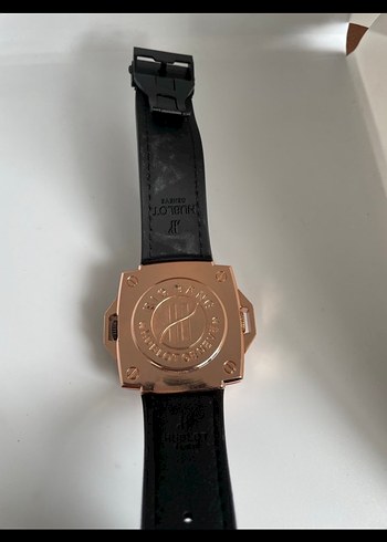 Kahverengi Klasik Biker Erkek Saati Hublot - Görsel 4