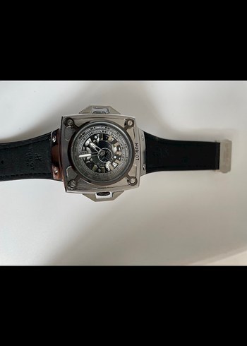 Siyah Biker Tarzı Erkek Kol Saati - Görsel 2