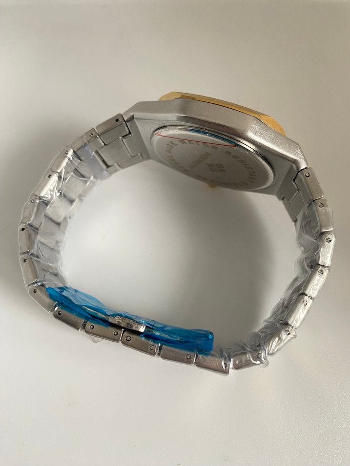 Altın ve Gümüş Renkli Modern Klasik Erkek Saati - Görsel 3