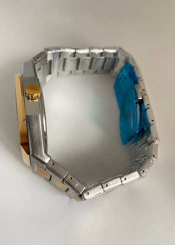 Altın ve Gümüş Modern Klasik Erkek Saati - Görsel 4