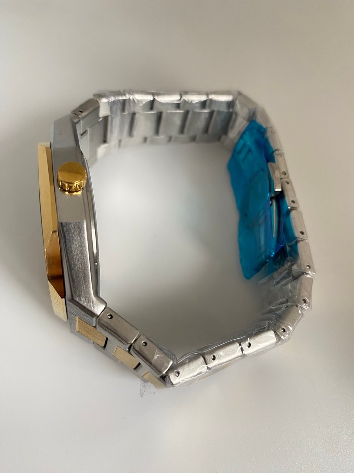 Altın ve Gümüş Modern Klasik Erkek Saati - Görsel 4