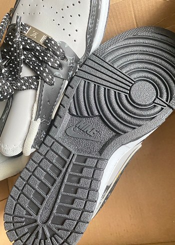 Gri Baskılı Louis Vuitton Platform Spor Ayakkabı - Görsel 8