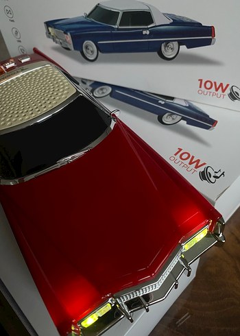 Koyu Kırmızı Kablosuz Hoparlör - Görsel 2