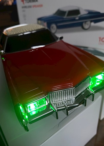 Koyu Kırmızı Kablosuz Hoparlör - Görsel 8