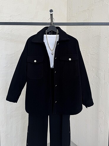 Koton Koton oversize kaşe kaban