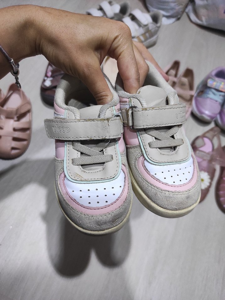 Kız Çocuk Pembe vicco Cırtcırtlı Spor Ayakkabı #vicco# - Görsel 2