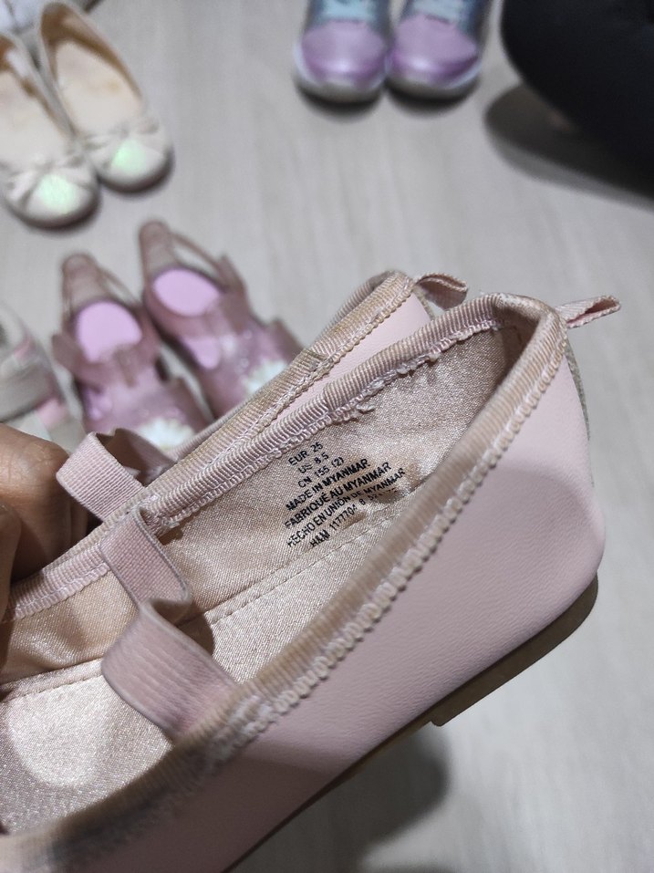 Fiyonklu Pembe Kız Babet Ayakkabı#hm - Görsel 3