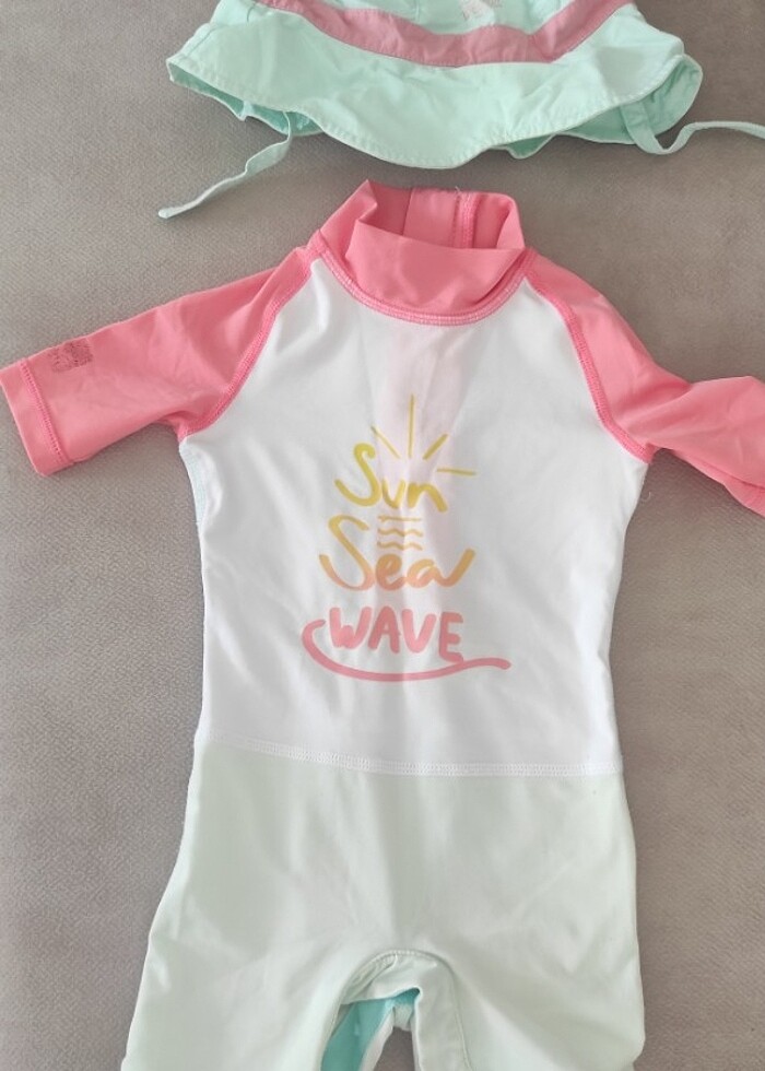 UV korumalı Decatlon bebek mayo - Görsel 3