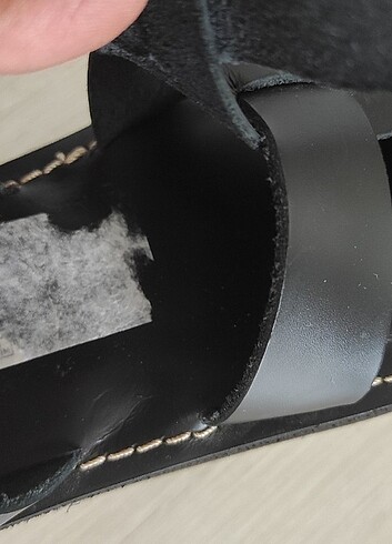 Elle sandalet deri ayakkabi - Görsel 9