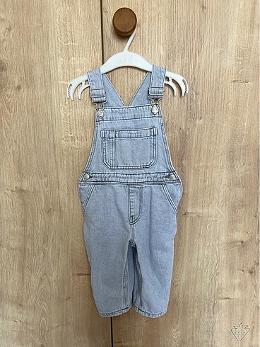 Zara bebek salopet gömlek takım