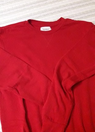 Basic Kırmızı Sweatshirt