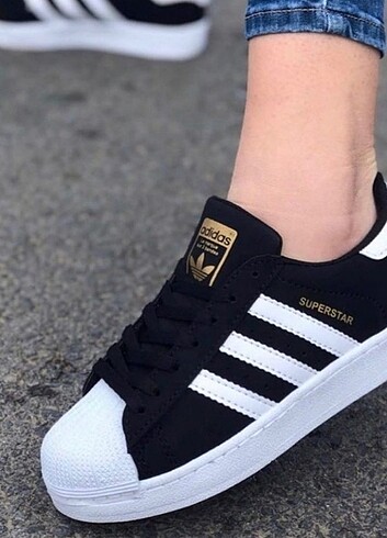 39 Beden siyah Renk ADIDAS SUPERSTAR