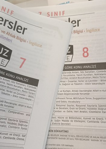  Beden Renk 7. Sınıf Kılavuz Deneme Kitabı