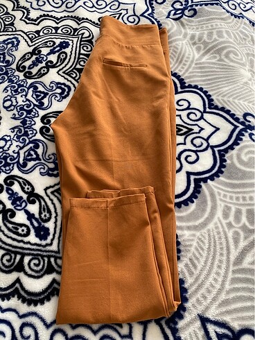 m Beden turuncu Renk Yüksel bel Pantolon