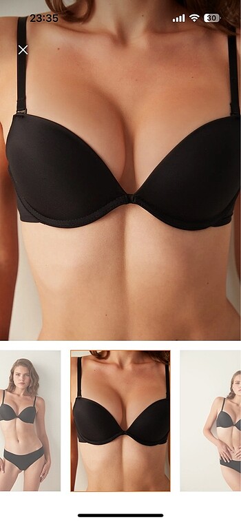 Penti Siyah Push up sütyen 75B