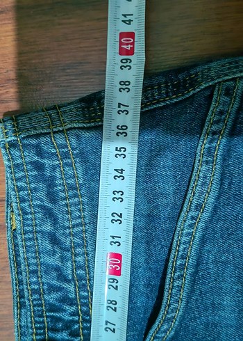 Lacivert Bol Kesim Midi Kot Pantolon - Görsel 6