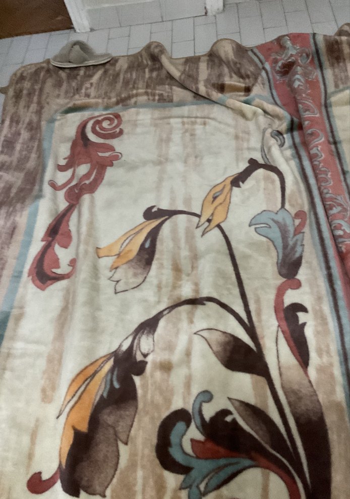 Kahverengi Baskılı Desenli Battaniye - Görsel 4