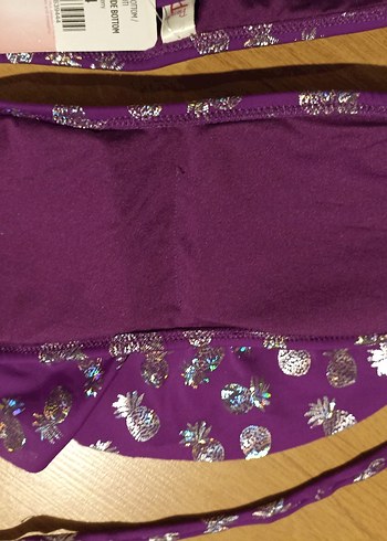 Mor Desenli Kadın Bikini takimi - Görsel 3