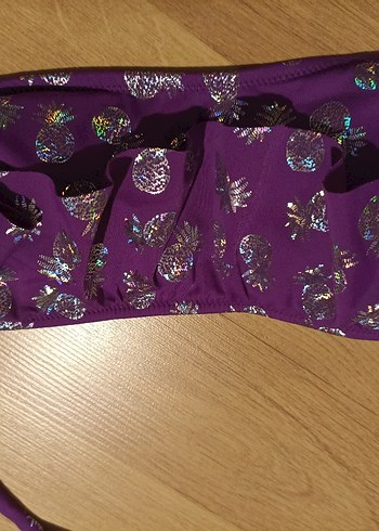 Mor Desenli Kadın Bikini takimi - Görsel 2