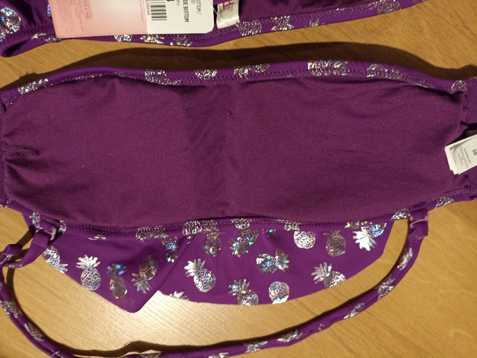 Mor Desenli Kadın Bikini takimi - Görsel 3