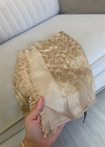  Beden camel Renk Coach kaşmir şal
