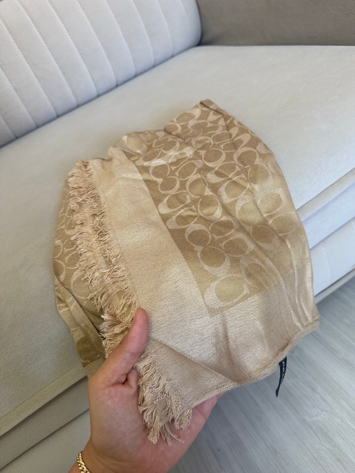 Coach kaşmir şal - Görsel 4