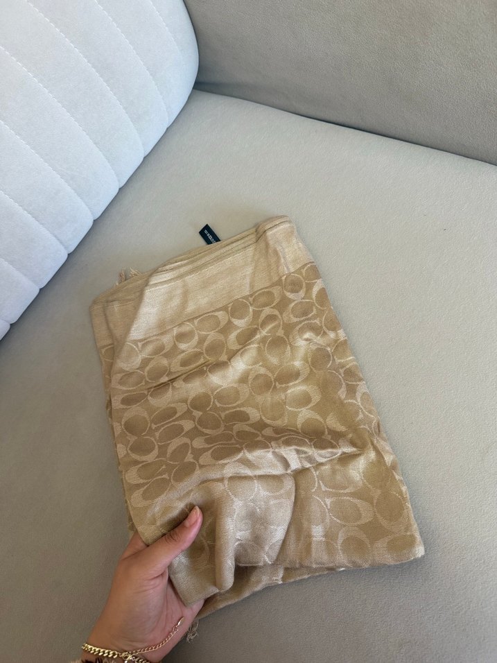 Coach kaşmir şal - Görsel 3